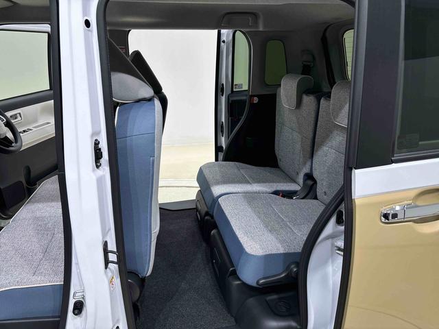 ムーヴキャンバス ストライプスＧターボ　運転席・助手席シートヒーター　純正ナビ装着用アップグレードパック　両側電動スライドドア　電動パーキングブレーキ　オートブレーキホールド機能　運転席シートリフター　チルトステアリング　キーフリーシステム（37枚目）