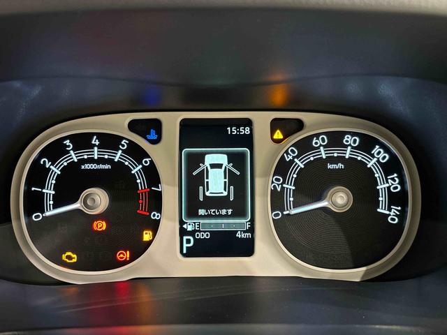 ムーヴキャンバス ストライプスＧターボ　バックモニター対応　シートヒーター　ＬＥＤオートライト・フォグランプ　電動パーキングブレーキ　プッシュボタンスタート　セキュリティアラーム　バックカメラ　両側パワースライドドアウエルカムオープン機能　オート電動格納式ドアミラー（19枚目）