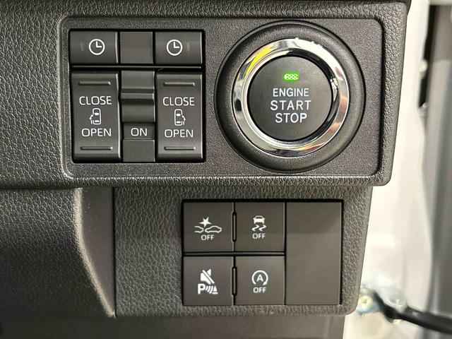 ムーヴキャンバス ストライプスＧターボ　バックモニター対応　シートヒーター　ＬＥＤオートライト・フォグランプ　電動パーキングブレーキ　プッシュボタンスタート　セキュリティアラーム　バックカメラ　両側パワースライドドアウエルカムオープン機能　オート電動格納式ドアミラー（20枚目）