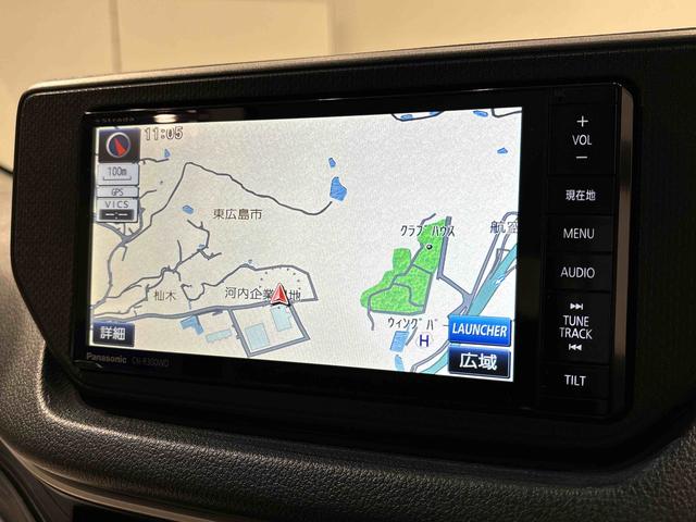 ムーヴ カスタム　ＲＳ　ＳＡ　ナビゲーション　ドライブレコーダー　純正ナビ装着用アップグレードパック　ＥＴＣ車載器　本革巻ステアリングホイール　トップシェイドガラス　運転席シートリフター　チルトステアリング　キーフリーシステム（6枚目）