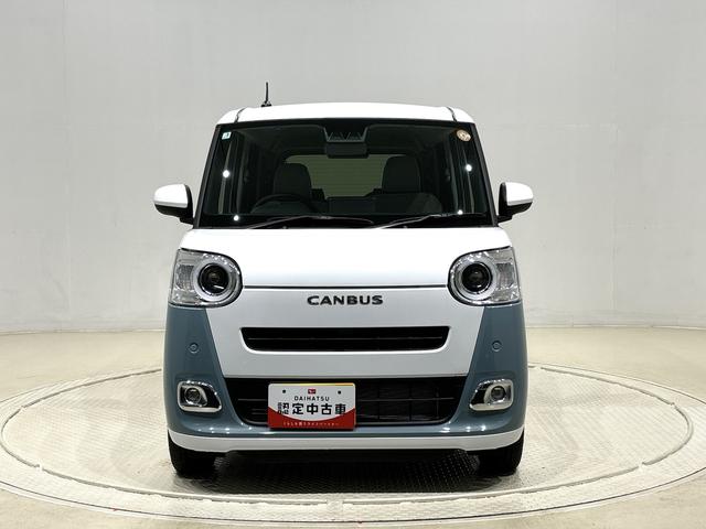 ムーヴキャンバス ストライプスG LEDオートライト・フォグランプ 電動パーキングブレーキ プッシュボタンスタート セキュリティアラーム バックカメラ 両側パワースライドドアウエルカムオープン機能 オート電動格納式ドアミラー(6枚目)