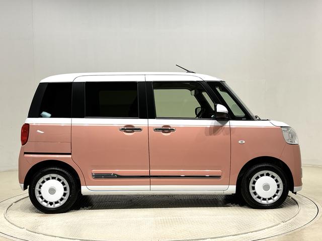 ムーヴキャンバス ストライプスＧ　　ＬＥＤヘッドライト　両側パワースライドドア　ＬＥＤヘッドランプ＆フォグランプ　両側電動スライドドア　キーフリーシステム　キーフリーシステム連動式電動格納ドアミラー　運転席・助手席シートヒーター　バックカメラ　フロントベンチシート（7枚目）