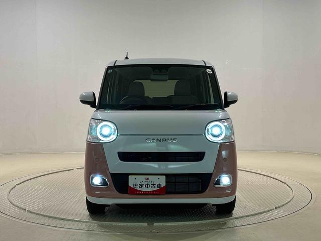 ムーヴキャンバス ストライプスＧ　　ＬＥＤヘッドライト　両側パワースライドドア　ＬＥＤヘッドランプ＆フォグランプ　両側電動スライドドア　キーフリーシステム　キーフリーシステム連動式電動格納ドアミラー　運転席・助手席シートヒーター　バックカメラ　フロントベンチシート（44枚目）