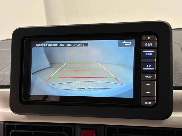 ムーヴキャンバス ストライプスGターボ ナビ バックカメラ ETC ドラレコ LEDオートライト・フォグランプ 電動パーキングブレーキ プッシュボタンスタート セキュリティアラーム バックカメラ 両側パワースライドドアウエルカムオープン機能 オート電動格納式ドアミラー(7枚目)