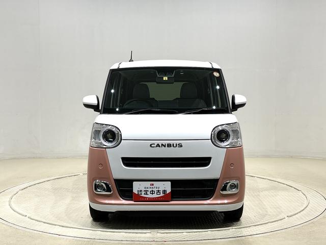 ムーヴキャンバス ストライプスGターボ ナビ バックカメラ ETC ドラレコ LEDオートライト・フォグランプ 電動パーキングブレーキ プッシュボタンスタート セキュリティアラーム バックカメラ 両側パワースライドドアウエルカムオープン機能 オート電動格納式ドアミラー(10枚目)