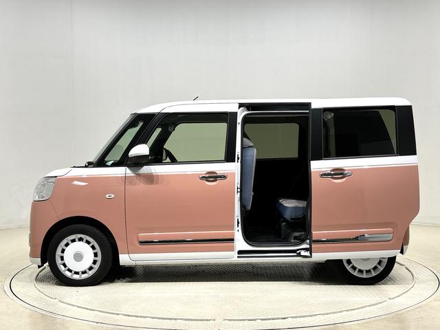 ムーヴキャンバス ストライプスGターボ ナビ バックカメラ ETC ドラレコ LEDオートライト・フォグランプ 電動パーキングブレーキ プッシュボタンスタート セキュリティアラーム バックカメラ 両側パワースライドドアウエルカムオープン機能 オート電動格納式ドアミラー(12枚目)