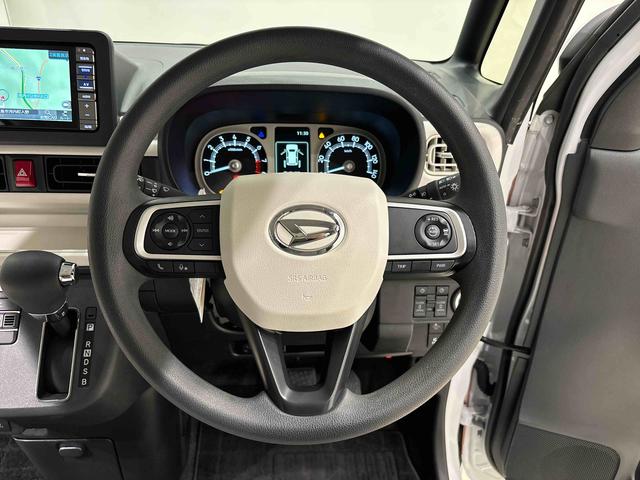 ムーヴキャンバス ストライプスGターボ ナビ バックカメラ ETC ドラレコ LEDオートライト・フォグランプ 電動パーキングブレーキ プッシュボタンスタート セキュリティアラーム バックカメラ 両側パワースライドドアウエルカムオープン機能 オート電動格納式ドアミラー(15枚目)