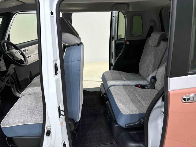 ムーヴキャンバス ストライプスGターボ ナビ バックカメラ ETC ドラレコ LEDオートライト・フォグランプ 電動パーキングブレーキ プッシュボタンスタート セキュリティアラーム バックカメラ 両側パワースライドドアウエルカムオープン機能 オート電動格納式ドアミラー(39枚目)