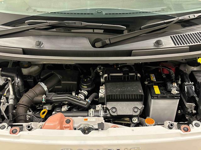 ムーヴキャンバス ストライプスGターボ ナビ バックカメラ ETC ドラレコ LEDオートライト・フォグランプ 電動パーキングブレーキ プッシュボタンスタート セキュリティアラーム バックカメラ 両側パワースライドドアウエルカムオープン機能 オート電動格納式ドアミラー(45枚目)