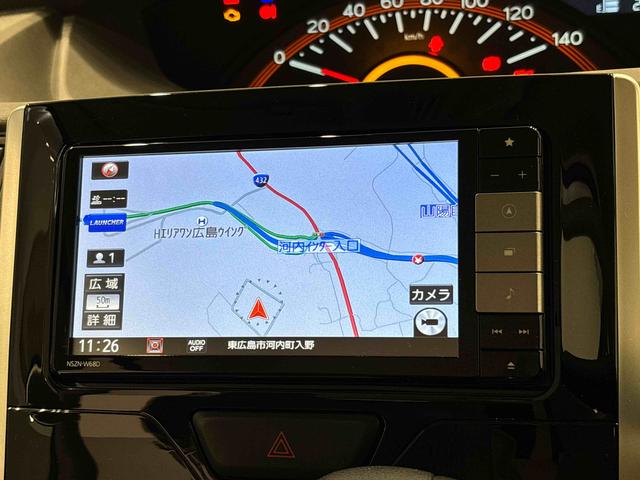 タント ＸリミテッドＳＡＩＩＩ　ナビ　パノラマ　ドラレコ　ＥＴＣ　ＬＥＤオートライト　パワースライドドア　プッシュスタート　　セキュリティアラーム　キーフリーシステム　　オートエアコン　シートヒーター　電動格納式ドアミラー　社外アルミホイール（6枚目）