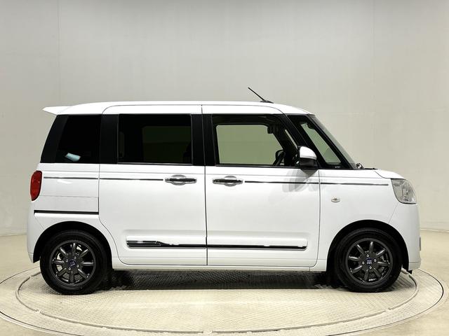 ムーヴキャンバス セオリーGターボ LEDオートライト・フォグランプ 電動パーキングブレーキ プッシュボタンスタート セキュリティアラーム バックカメラ 両側パワースライドドアウエルカムオープン機能 オート電動格納式ドアミラー(10枚目)