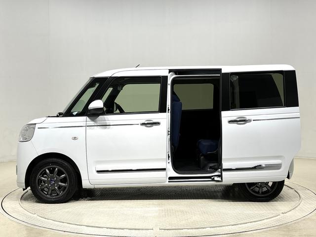 ムーヴキャンバス セオリーGターボ LEDオートライト・フォグランプ 電動パーキングブレーキ プッシュボタンスタート セキュリティアラーム バックカメラ 両側パワースライドドアウエルカムオープン機能 オート電動格納式ドアミラー(11枚目)