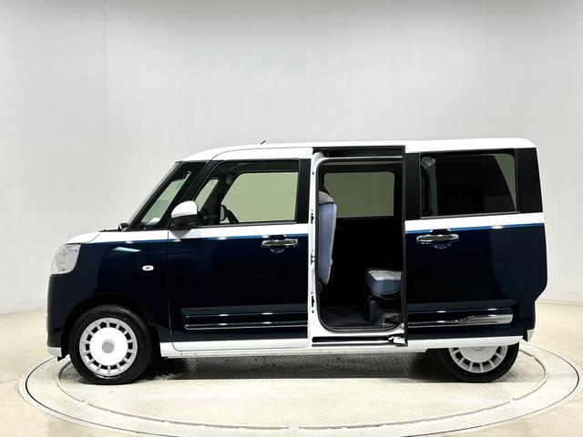 ムーヴキャンバス ストライプスG バックモニター対応 電動パーキングブレーキ LEDオートライト・フォグランプ 電動パーキングブレーキ プッシュボタンスタート セキュリティアラーム バックカメラ 両側パワースライドドアウエルカムオープン機能 オート電動格納式ドアミラー(8枚目)