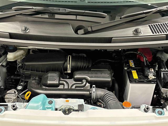 ムーヴキャンバス ストライプスG キーフリーシステム ステアリングスイッチ LEDオートライト・フォグランプ 電動パーキングブレーキ プッシュボタンスタート セキュリティアラーム バックカメラ 両側パワースライドドアウエルカムオープン機能 オート電動格納式ドアミラー(43枚目)