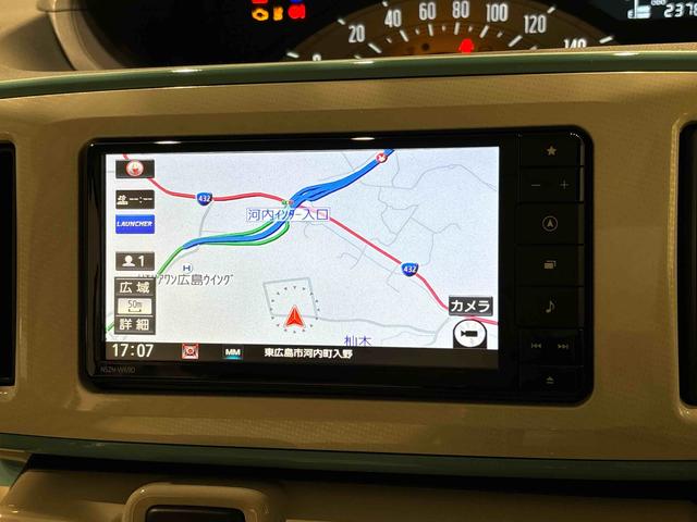 ムーヴキャンバス Ｘメイクアップリミテッド　ＳＡＩＩＩ　ハロゲンライト　ＬＥＤフォグランプ　オートライト　プッシュボタンスタート　セキュリティアラーム　パノラマモニター対応カメラ　両側パワースライドドア　７インチナビ　パノラマモニター　ドライブレコーダ（6枚目）