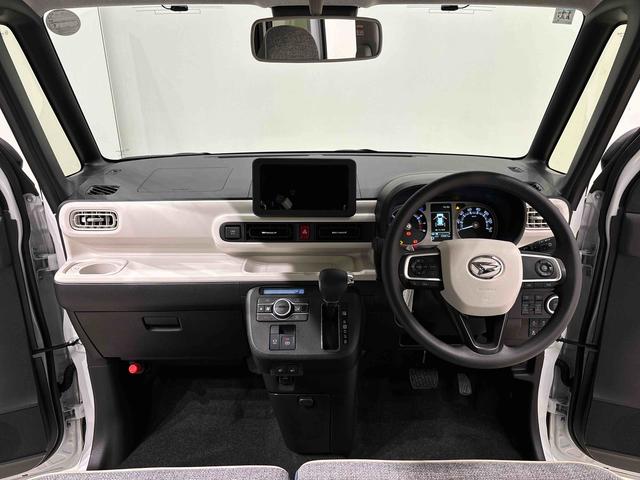 ムーヴキャンバス ストライプスＧターボ　全車速追従機能付ＡＣＣ　純正ナビ装着用アップグレードパック　運転席・助手席シートヒーター　両側電動スライドドア　電動パーキングブレーキ　オートブレーキホールド機能　３６０°スーパーＵＶ＆ＩＲカットガラス　キーフリーシステム（11枚目）