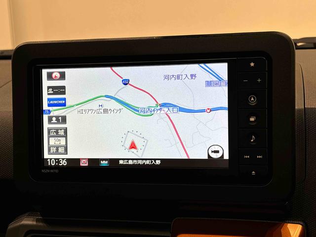 タフト Ｇ　ナビ　パノラマモニター　ＥＴＣ　ドラレコ　スカイフィールトップ　ＬＥＤオートライト　オートハイビーム　フロントフォグランプ　運転席／助手席シートヒーター　プッシュボタンスタート　キーフリーシステム　電動パーキングブレーキ　アルミホイール（6枚目）