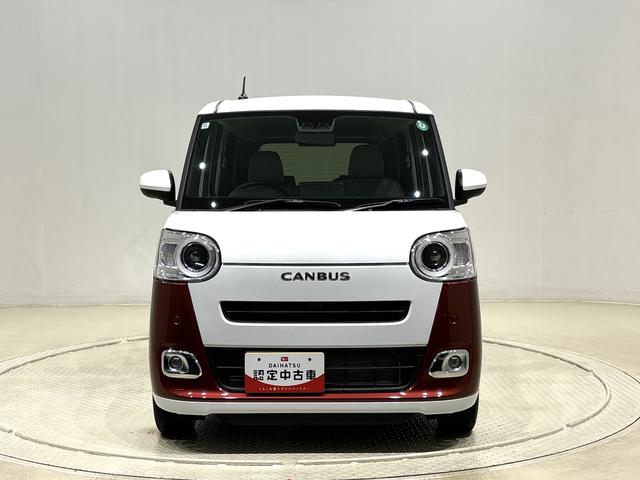 ムーヴキャンバス ストライプスＧ　両側電動スライドドア　キーフリーシステム　純正ナビ装着用アップグレードパック　運転席・助手席シートヒーター　電動パーキングブレーキ　オートブレーキホールド機能　フルＬＥＤヘッドランプ　３６０°スーパーＵＶ＆ＩＲカットガラス　オートエアコン（6枚目）