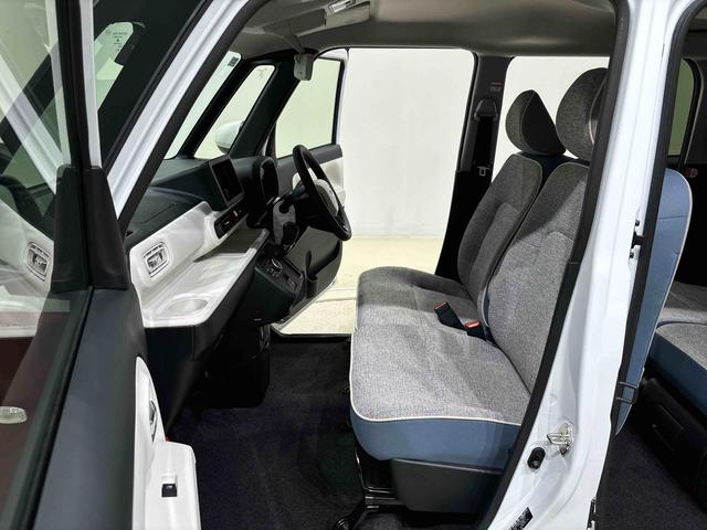 ムーヴキャンバス ストライプスＧ　両側電動スライドドア　キーフリーシステム　純正ナビ装着用アップグレードパック　運転席・助手席シートヒーター　電動パーキングブレーキ　オートブレーキホールド機能　フルＬＥＤヘッドランプ　３６０°スーパーＵＶ＆ＩＲカットガラス　オートエアコン（34枚目）