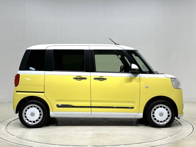 ムーヴキャンバス ストライプスＧ　バックモニター対応　電動パーキングブレーキ　ＬＥＤオートライト・フォグランプ　電動パーキングブレーキ　プッシュボタンスタート　セキュリティアラーム　バックカメラ　両側パワースライドドアウエルカムオープン機能　オート電動格納式ドアミラー（7枚目）