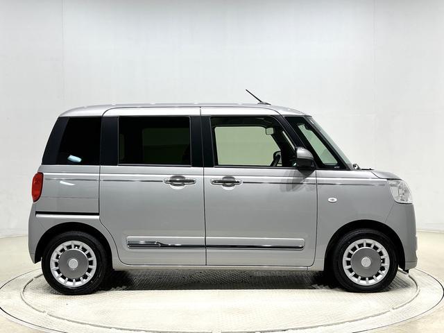 ムーヴキャンバス セオリーＧ　バックモニター対応　電動パーキングブレーキ　ＬＥＤオートライト・フォグランプ　電動パーキングブレーキ　プッシュボタンスタート　セキュリティアラーム　バックカメラ　両側パワースライドドアウエルカムオープン機能　オート電動格納式ドアミラー（7枚目）