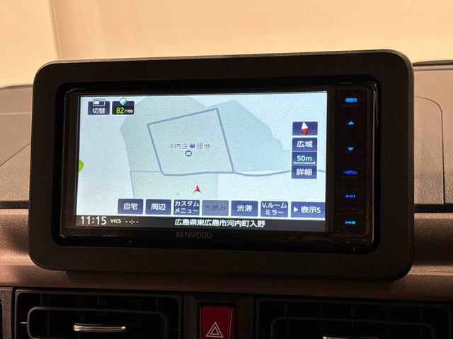 ムーヴキャンバス セオリーＧ　カーナビ　バックカメラ付き　ＬＥＤオートライト・フォグランプ　電動パーキングブレーキ　プッシュボタンスタート　セキュリティアラーム　バックカメラ　両側パワースライドドアウエルカムオープン機能　オート電動格納式ドアミラー（6枚目）