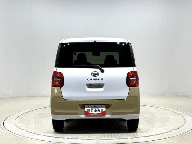 ムーヴキャンバス ストライプスＧターボ　カーナビ　バックモニター　キーフリー　電動パーキングブレーキ　後席両側パワースライドドア　運転席・助手席シートヒーター　ＬＥＤヘッドライト・フォグランプ　オートライト　サイドエアバッグ　アイドリングストップ機能（11枚目）