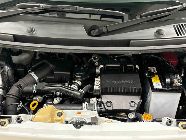 ムーヴキャンバス ストライプスＧターボ　カーナビ　バックモニター　キーフリー　電動パーキングブレーキ　後席両側パワースライドドア　運転席・助手席シートヒーター　ＬＥＤヘッドライト・フォグランプ　オートライト　サイドエアバッグ　アイドリングストップ機能（43枚目）