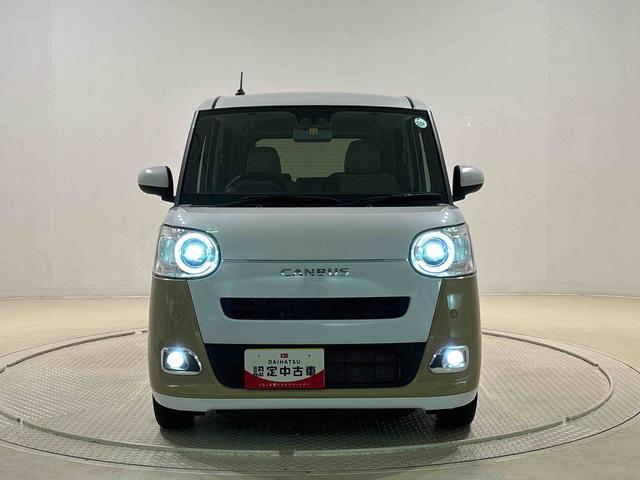 ムーヴキャンバス ストライプスＧターボ　カーナビ　バックモニター　キーフリー　電動パーキングブレーキ　後席両側パワースライドドア　運転席・助手席シートヒーター　ＬＥＤヘッドライト・フォグランプ　オートライト　サイドエアバッグ　アイドリングストップ機能（44枚目）