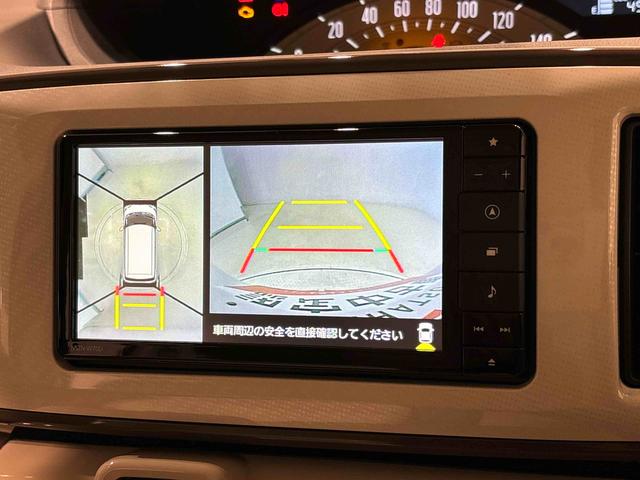 ムーヴキャンバス Ｘメイクアップリミテッド　ＳＡＩＩＩ　ナビ　パノラマモニター　ドラレコ　ハロゲンライト　ＬＥＤフォグランプ　置き楽ボックス　オートライト　プッシュボタンスタート　セキュリティアラーム　パノラマモニター対応カメラ　両側パワースライドドア（7枚目）