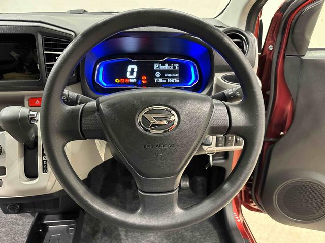 ミライース Ｘ　リミテッドＳＡＩＩＩ　ＬＥＤヘッドランプ　セキュリティアラーム　コーナーセンサー　１４インチフルホイールキャップ　キーレスエントリー　電動格納式ドアミラー　ショツピングフック　マニュアルエアコン（12枚目）