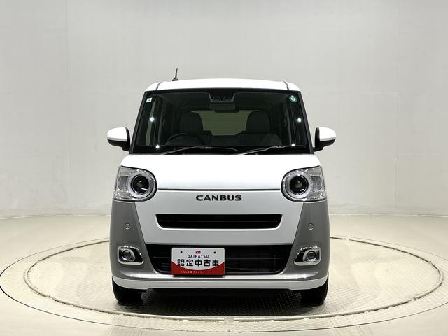 ムーヴキャンバス ストライプスＧ　ＬＥＤオートライト・フォグランプ　電動パーキングブレーキ　プッシュボタンスタート　セキュリティアラーム　バックカメラ　両側パワースライドドアウエルカムオープン機能　オート電動格納式ドアミラー（6枚目）