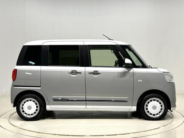 ムーヴキャンバス ストライプスＧ　ＬＥＤオートライト・フォグランプ　電動パーキングブレーキ　プッシュボタンスタート　セキュリティアラーム　バックカメラ　両側パワースライドドアウエルカムオープン機能　オート電動格納式ドアミラー（7枚目）