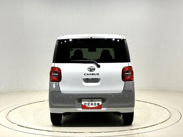 ムーヴキャンバス ストライプスＧ　ＬＥＤオートライト・フォグランプ　電動パーキングブレーキ　プッシュボタンスタート　セキュリティアラーム　バックカメラ　両側パワースライドドアウエルカムオープン機能　オート電動格納式ドアミラー（9枚目）