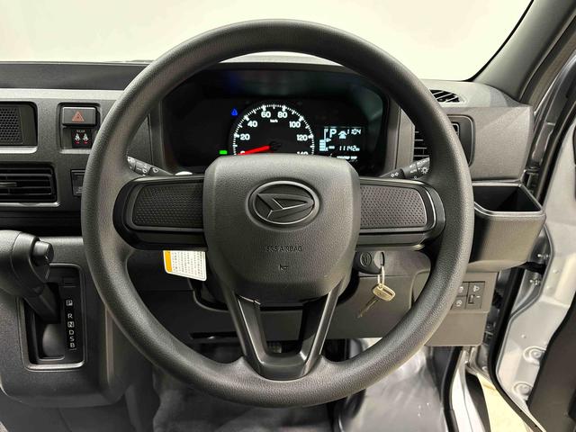 ハイゼットカーゴ ＤＸ　キーレスエントリー　マニュアルエアコン　運転席・助手席パワーウインドウ　オートライト　ハンド式サイドブレーキ　ハロゲンヘッドライト　アイドリングストップ機能　　　テンパータイヤ（11枚目）