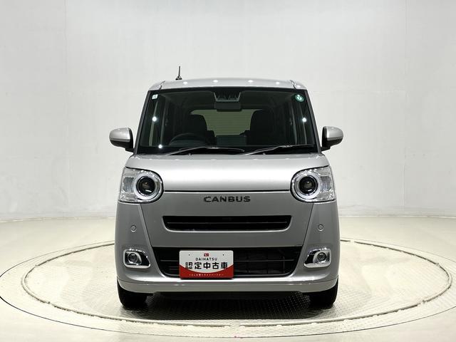 ムーヴキャンバス セオリーＧ　バックモニター対応　電動パーキングブレーキ　ＬＥＤオートライト・フォグランプ　電動パーキングブレーキ　プッシュボタンスタート　セキュリティアラーム　バックカメラ　両側パワースライドドアウエルカムオープン機能　オート電動格納式ドアミラー（6枚目）