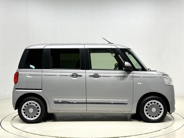 ムーヴキャンバス セオリーＧ　バックモニター対応　電動パーキングブレーキ　ＬＥＤオートライト・フォグランプ　電動パーキングブレーキ　プッシュボタンスタート　セキュリティアラーム　バックカメラ　両側パワースライドドアウエルカムオープン機能　オート電動格納式ドアミラー（7枚目）