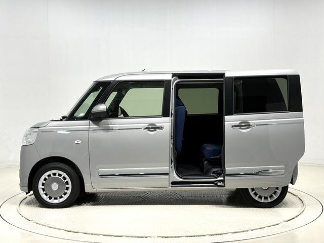 ムーヴキャンバス セオリーＧ　バックモニター対応　電動パーキングブレーキ　ＬＥＤオートライト・フォグランプ　電動パーキングブレーキ　プッシュボタンスタート　セキュリティアラーム　バックカメラ　両側パワースライドドアウエルカムオープン機能　オート電動格納式ドアミラー（8枚目）