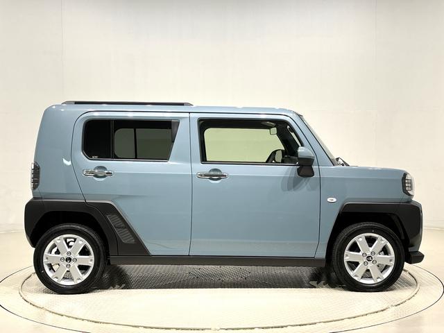 タフト Ｇターボ　クロムベンチャー　全車速追従機能付ＡＣＣ　純正ナビ装着用アップグレードパック　本革巻ステアリングホイール　電動パーキングブレーキ　オートブレーキホールド機能　運転席・助手席シートヒーター　運転席シートリフター　チルトステアリング（7枚目）