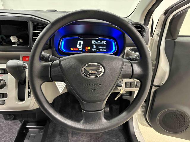 ミライース Ｘ　リミテッドＳＡＩＩＩ　ＬＥＤヘッドランプ　セキュリティアラーム　コーナーセンサー　１４インチフルホイールキャップ　キーレスエントリー　電動格納式ドアミラー　ショツピングフック　マニュアルエアコン（12枚目）