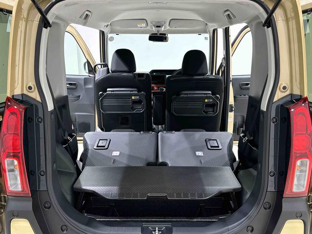 タント ファンクロスターボ　バックモニター　前席シートヒーター　電動パーキングブレーキ　後席両側パワースライドドア　サイドエアバッグ　ＬＥＤヘッドライト・フォグランプ　プッシュボタンスタート　オートライト　セキュリティーアラーム　純正１５インチアルミホイール（38枚目）