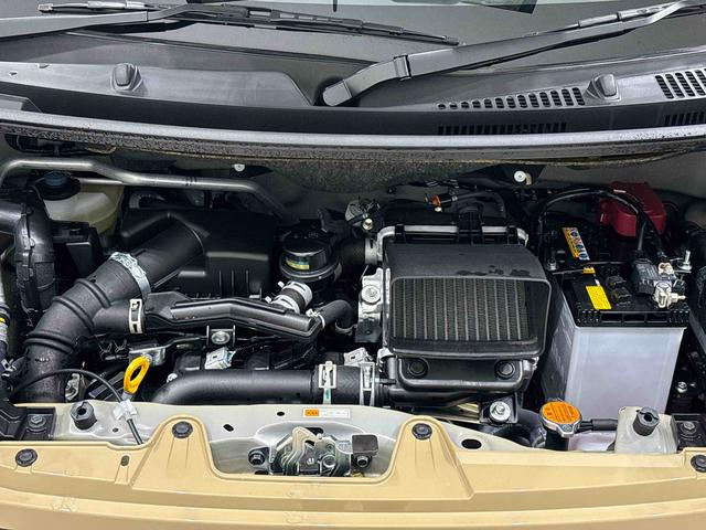 タント ファンクロスターボ　バックモニター　前席シートヒーター　電動パーキングブレーキ　後席両側パワースライドドア　サイドエアバッグ　ＬＥＤヘッドライト・フォグランプ　プッシュボタンスタート　オートライト　セキュリティーアラーム　純正１５インチアルミホイール（44枚目）