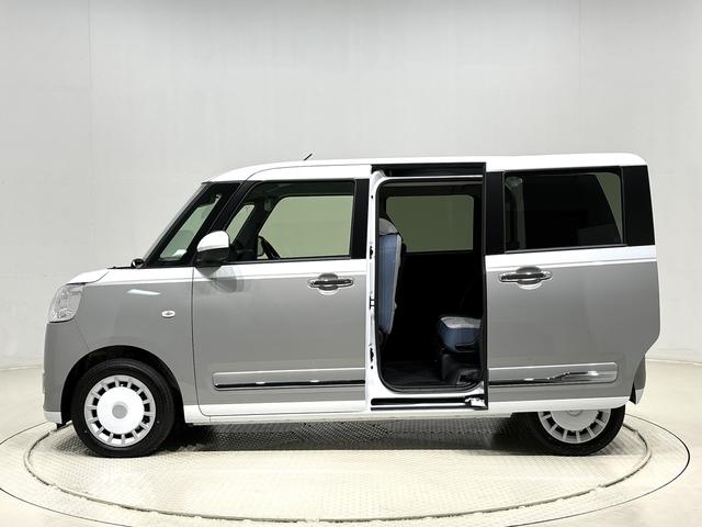 ムーヴキャンバス ストライプスＧターボ　両側電動スライドドア　バックカメラ付　オーディオレス操作用ステアリングスイッチ　オートライト　オートハイビーム　ＬＥＤヘッドライト　ＬＥＤフォグランプ　前席シートヒーター　ＳＲＳサイドエアバッグ　アダプティブルクルーズコントロール付（8枚目）