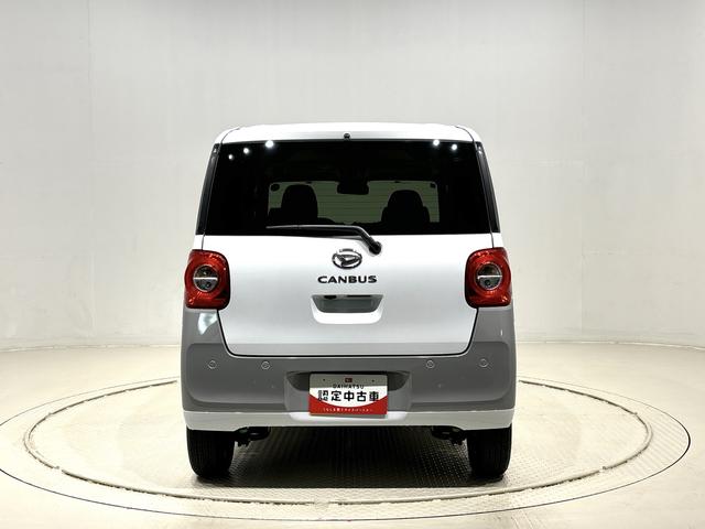 ムーヴキャンバス ストライプスＧターボ　両側電動スライドドア　バックカメラ付　オーディオレス操作用ステアリングスイッチ　オートライト　オートハイビーム　ＬＥＤヘッドライト　ＬＥＤフォグランプ　前席シートヒーター　ＳＲＳサイドエアバッグ　アダプティブルクルーズコントロール付（9枚目）