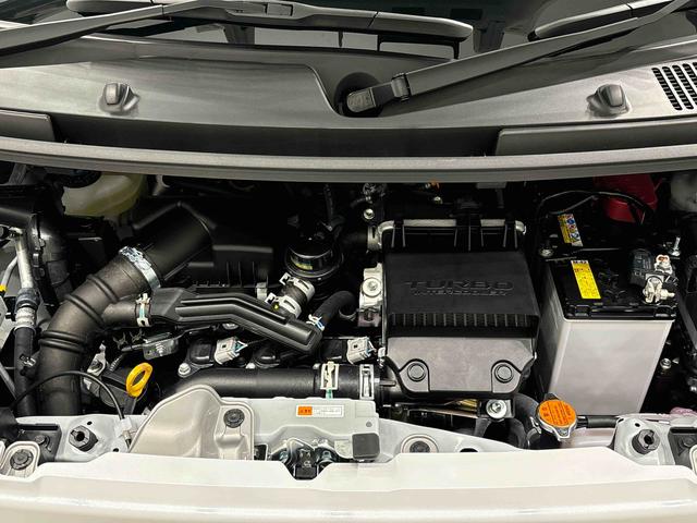 ムーヴキャンバス ストライプスＧターボ　両側電動スライドドア　バックカメラ付　オーディオレス操作用ステアリングスイッチ　オートライト　オートハイビーム　ＬＥＤヘッドライト　ＬＥＤフォグランプ　前席シートヒーター　ＳＲＳサイドエアバッグ　アダプティブルクルーズコントロール付（43枚目）