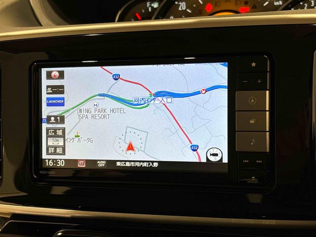 ムーヴキャンバス Ｇメイクアップ　ＳＡＩＩＩ　ブラックインテリアパック　純正ナビ装着用アップグレードパック　純正ナビゲーション　ドライブレコーダー　両側電動スライドドア　本革巻ステアリングホイール　Ｂｉ－ＡｎｇｌｅＬＥＤヘッドランプ　オートライト　キーフリーシステム（6枚目）
