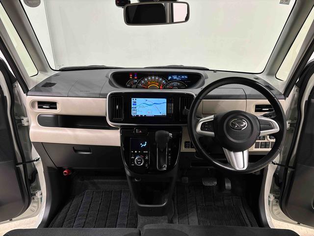 ムーヴキャンバス Ｇメイクアップ　ＳＡＩＩＩ　ブラックインテリアパック　純正ナビ装着用アップグレードパック　純正ナビゲーション　ドライブレコーダー　両側電動スライドドア　本革巻ステアリングホイール　Ｂｉ－ＡｎｇｌｅＬＥＤヘッドランプ　オートライト　キーフリーシステム（13枚目）