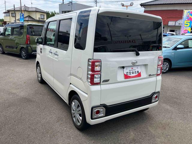 ウェイク Ｘ　ＳＡ　２ＷＤ　ＣＶＴ　６６０ｃｃ　衝突被害軽減ブレーキ　横滑り防止装置　ＡＢＳ　アイドリングストップ　プッシュボタンスタート　スマートキー　両側スライドドア　ＥＴＣ車載器　リヤアンダーミラー（4枚目）
