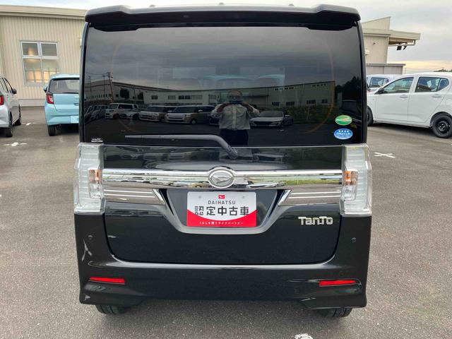 タント カスタムＸ　トップエディションＳＡＩＩ　２ＷＤ　ＣＶＴ　６６０ｃｃ　両側スライドドア　社外ナビ　バックモニター　被害軽減ブレーキ　横滑り防止装置　ＡＢＳ　アイドリングストップ　プッシュボタンスタート　ベンチシート　オートエアコン（15枚目）