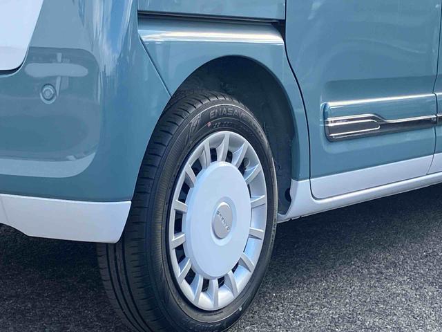 ムーヴキャンバス ストライプスＧ　２ＷＤ　ＣＶＴ　６６０ｃｃ　両側電動スライドドア　衝突被害軽減ブレーキ　横滑り防止装置　ＡＢＳ　アイドリングストップ　プッシュボタンスタート　ホットカップホルダー　前席シートヒーター　届出済未使用車（20枚目）